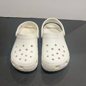 Crocs White Classic, Women’s 8